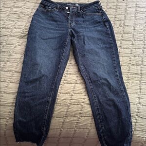Old Navy Dark Blue High-Rise Jeans